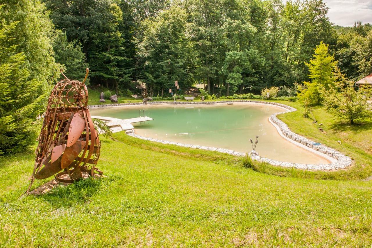 زغرب Country House With A Pool In Medvednica Nature Park المظهر الخارجي الصورة